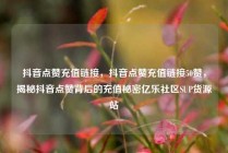 抖音点赞充值链接，抖音点赞充值链接50赞，揭秘抖音点赞背后的充值秘密亿乐社区SUP货源站